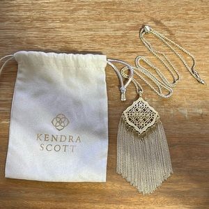 New Kendra Scott gold statement necklace - adjustable